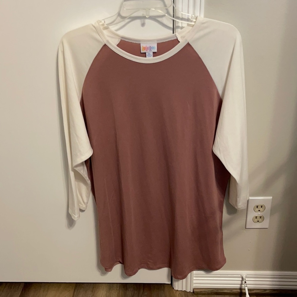 Women’s xtra-large lularoe Randy top in mauve